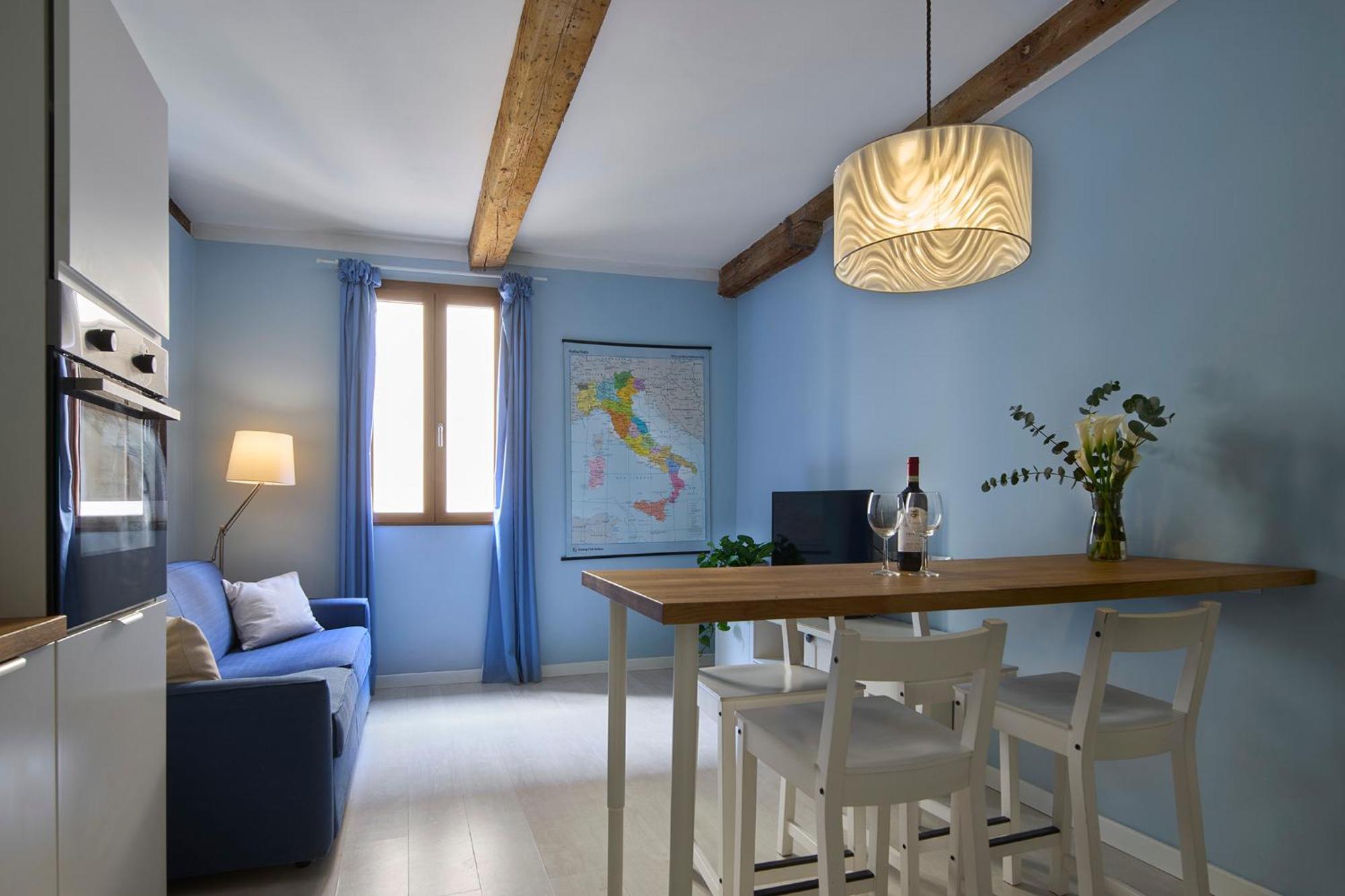 Panicale Blue Historic 1br Near Medici Chapels & Mercato